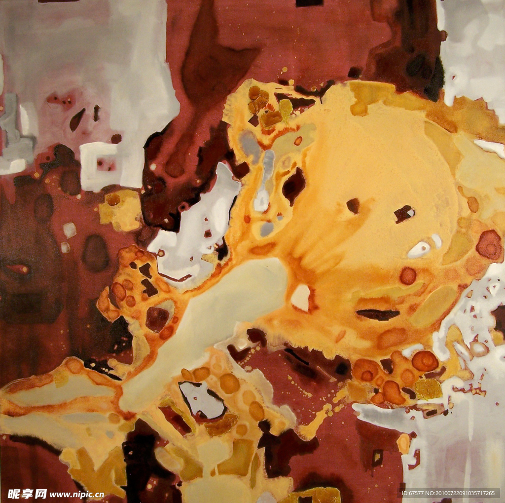 抽象 油画 熊宝宝 涂鸦品味