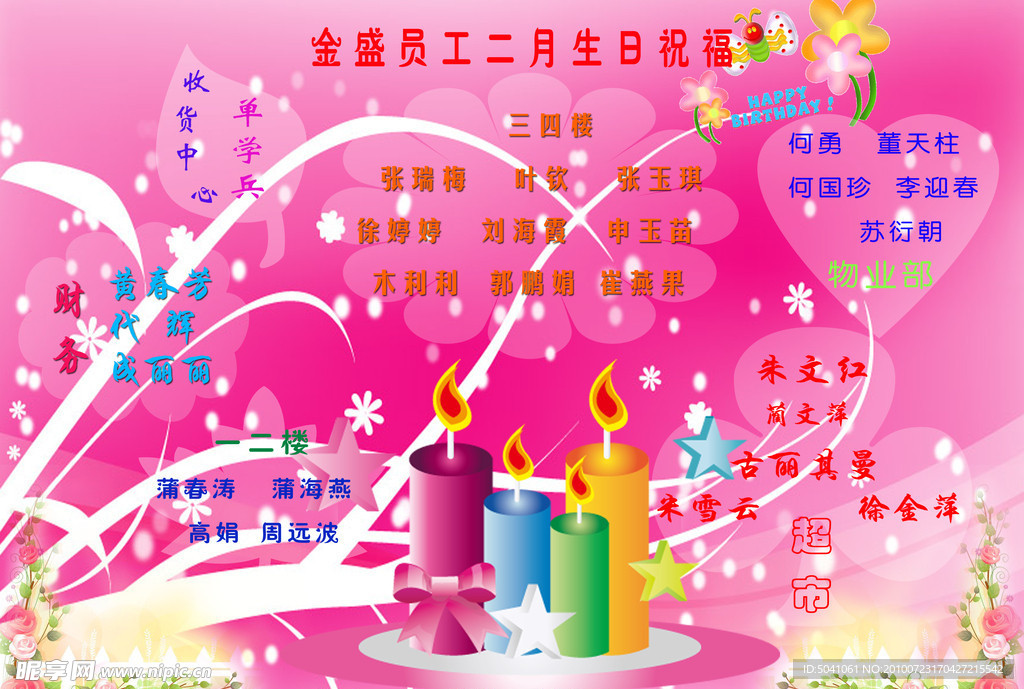 生日名单