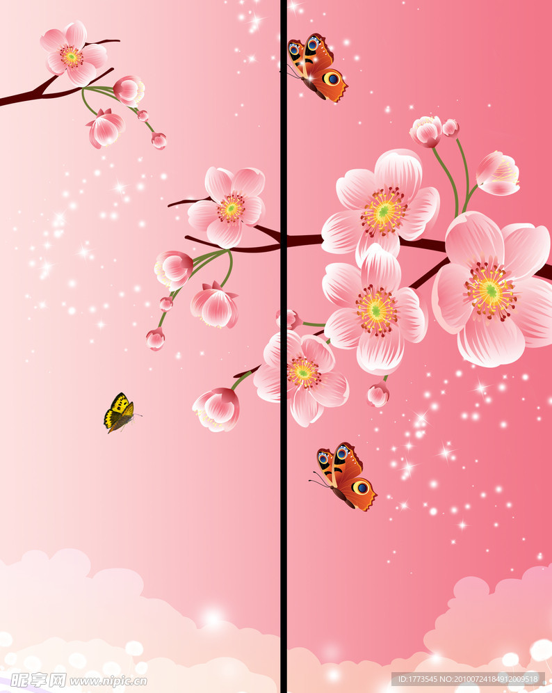 移门花