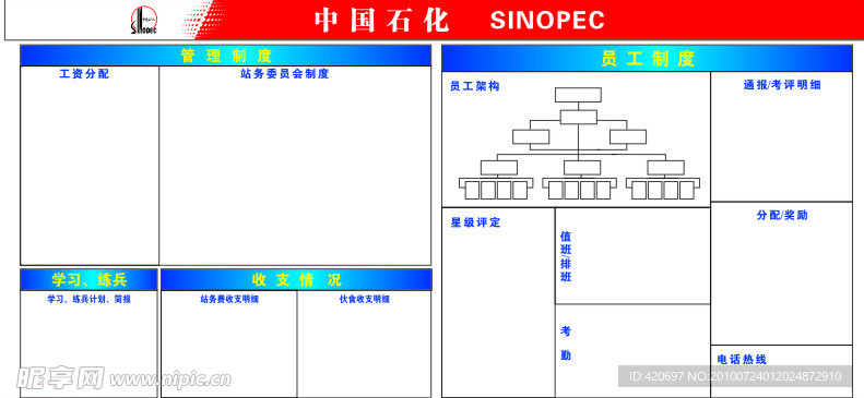 油站宣传栏设计