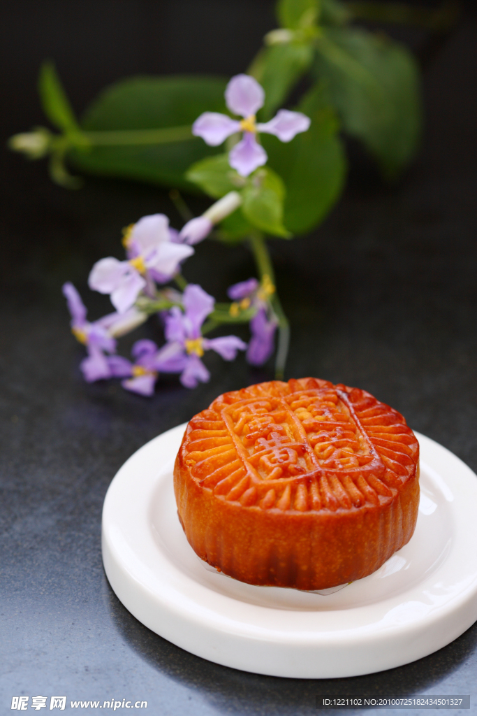 中秋节月饼特写