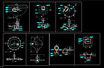多款喷泉CAD施工图