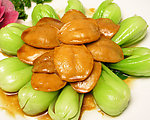 菜胆扒鲍鱼
