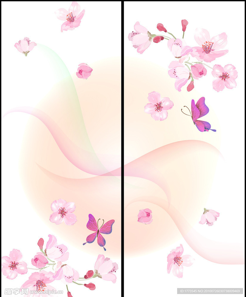 移门花朵