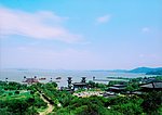 无锡影视基地三国城景点 吴王宫全景
