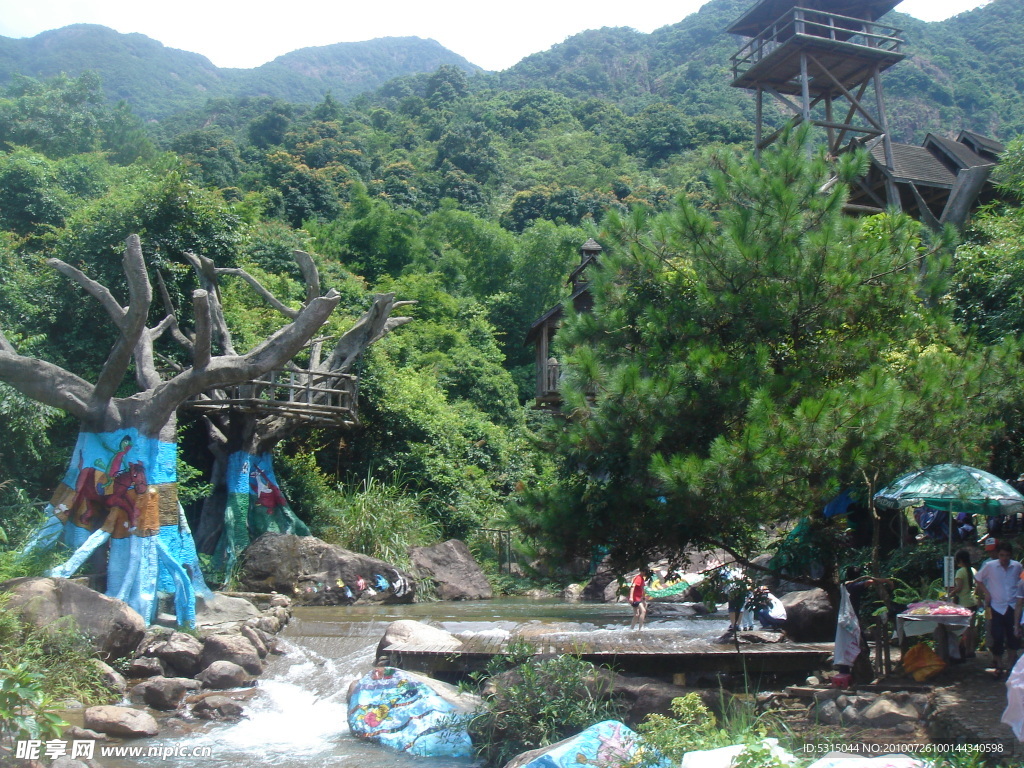 白水寨 休闲生活 山水 旅游地