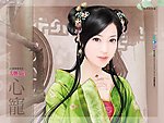 手绘古典美女