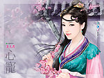 手绘古典美女