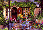 油画 温馨花店