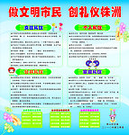 做文明市民创礼仪株洲