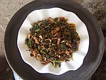 白花菜炒肉丝