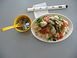 青椒肉片盖浇饭