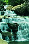 河水 山水 石头