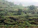 108国道北京段附近山间田地