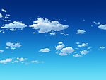 动画背景 天空 蔚蓝