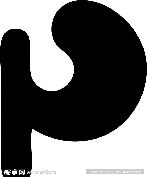 p字母标识设计