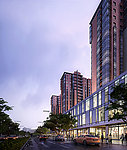 商业建筑夜景效果图