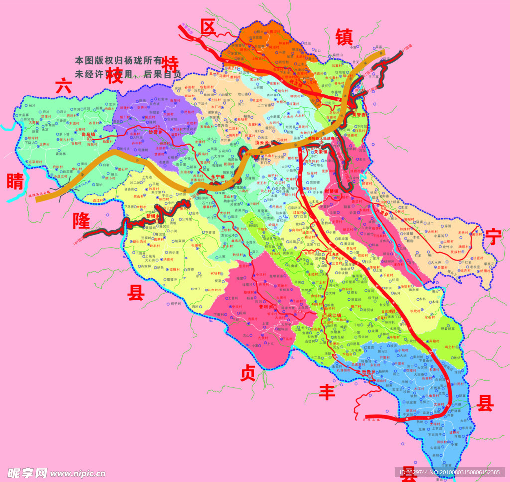 区划图
