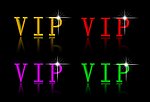 VIP立体字