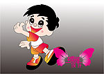 卡通男孩