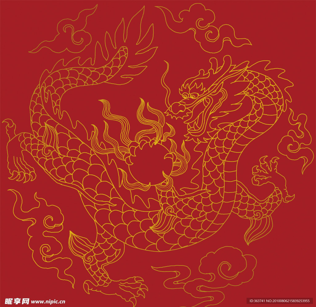 龙爪珠图案