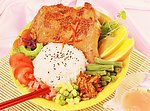 鸡排饭