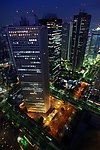 新宿夜晚的风景