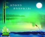 梦幻背景 美丽之夜