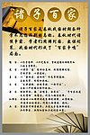 传统文化宣传栏设计 诸子百家