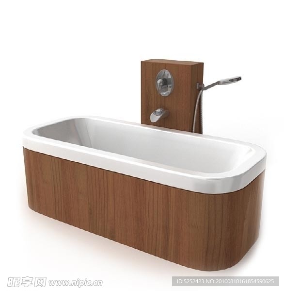 3D精美浴缸模型