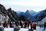 黄山雪景