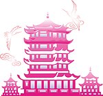 黄鹤楼矢量图