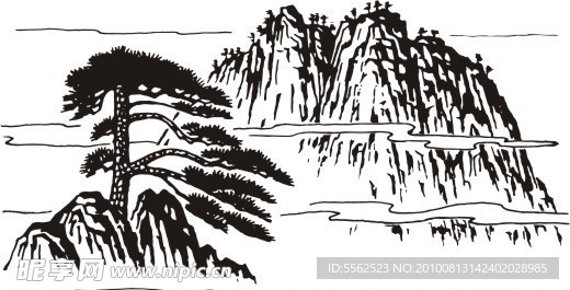 黄山香烟图案