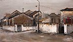 风景油画 旧居
