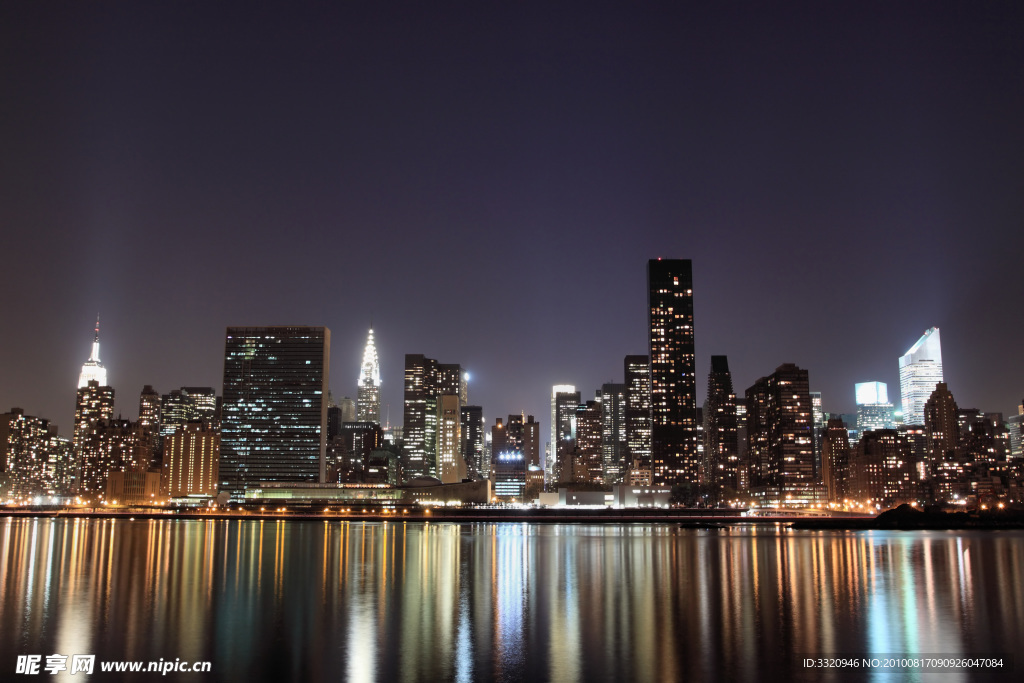 城市夜景高清图片