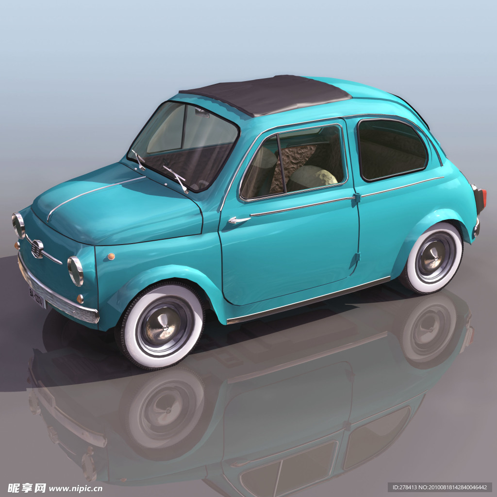 3D 模型 汽车 迷你车