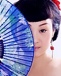 扇子美女