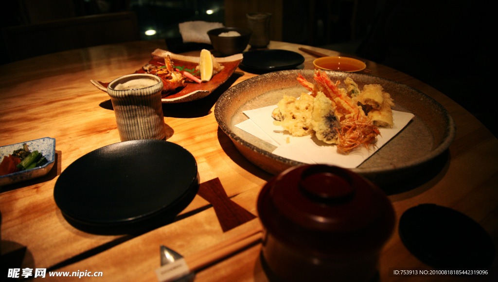 日本料理晚餐