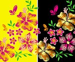 漂亮花纹