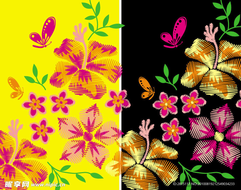 漂亮花纹