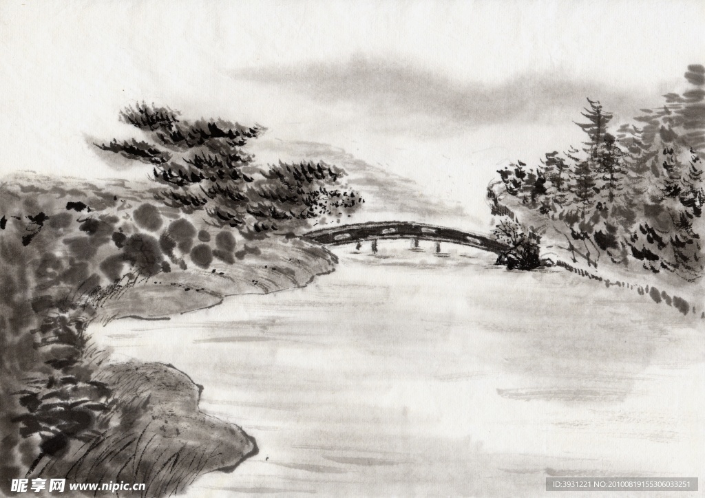 水墨画