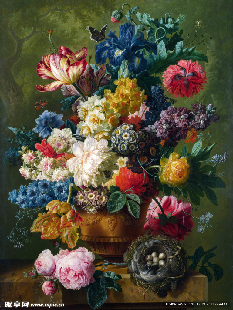 花卉油画