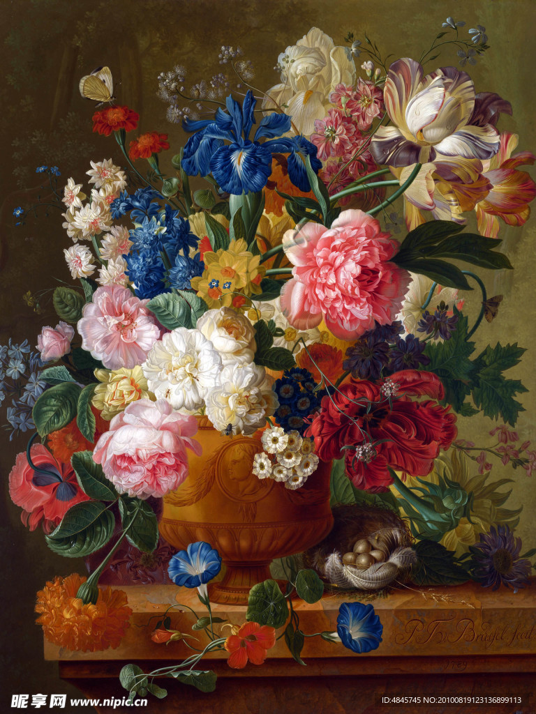 花卉油画