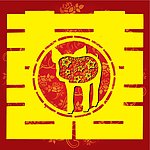 生肖猪 红双喜 囍