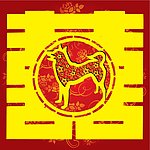 生肖狗 红双喜 囍