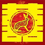 生肖兔 红双喜 囍
