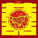 生肖牛 红双喜 囍