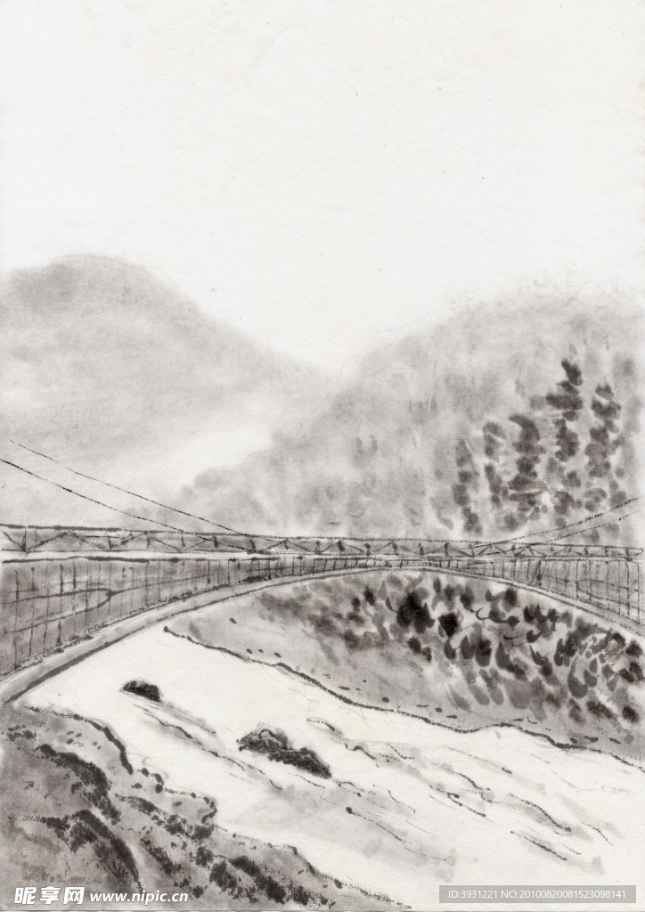 水墨画