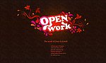 open work 标志设计