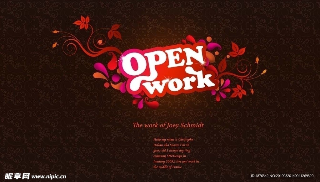 open work 标志设计